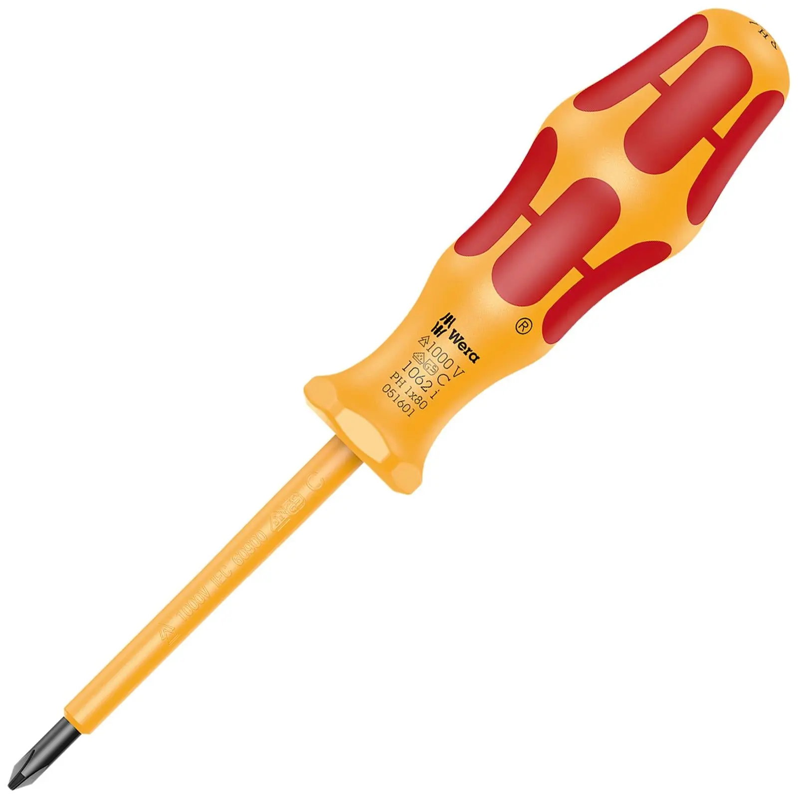 Wera Screwdriver VDE Insulated 1000V Kraftform 1000 Series Slotted Phillips Pozi - Image 8