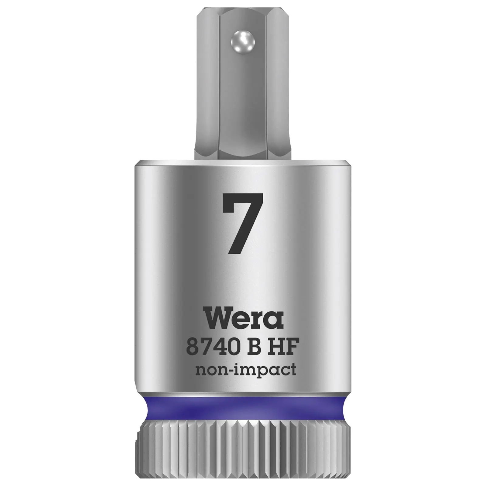 Wera Socket Bit Hex HF 3/8" Drive Zyklop Socket Bits with Holding Function 8740 B 3-10 mm - Image 2