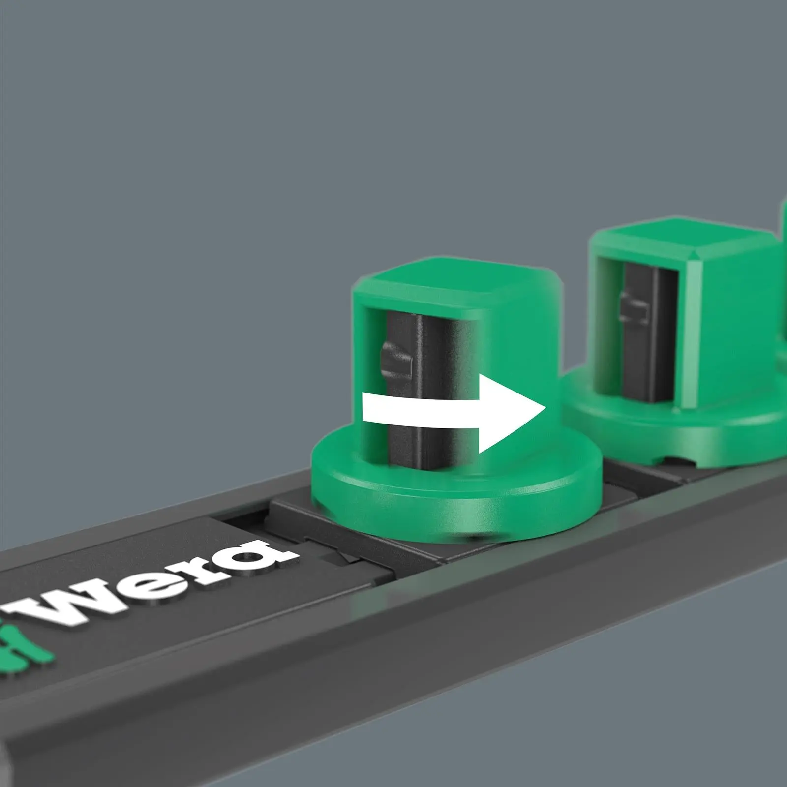 Wera Socket Set 1/2" Drive on Magnetic Socket Rail C 4 Zyklop 9 Pieces Metric 10-19mm - Image 5