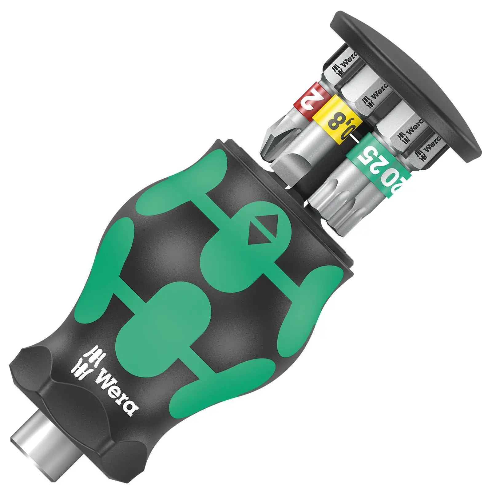 Wera Stubby Screwdriver Kraftform Kompakt Magazine 1 6 Piece PH TX SL - Image 2