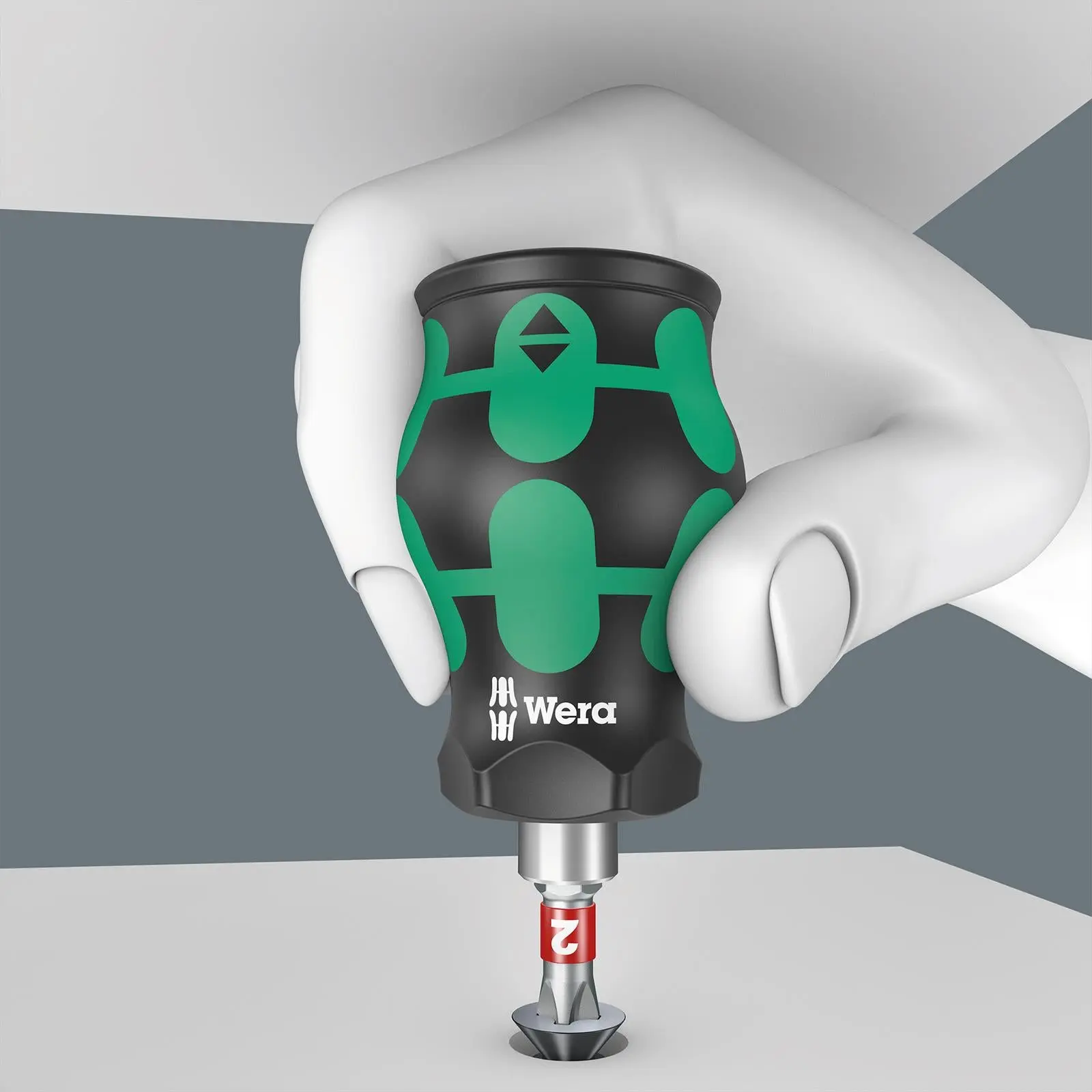 Wera Stubby Screwdriver Kraftform Kompakt Magazine 1 6 Piece PH TX SL - Image 3