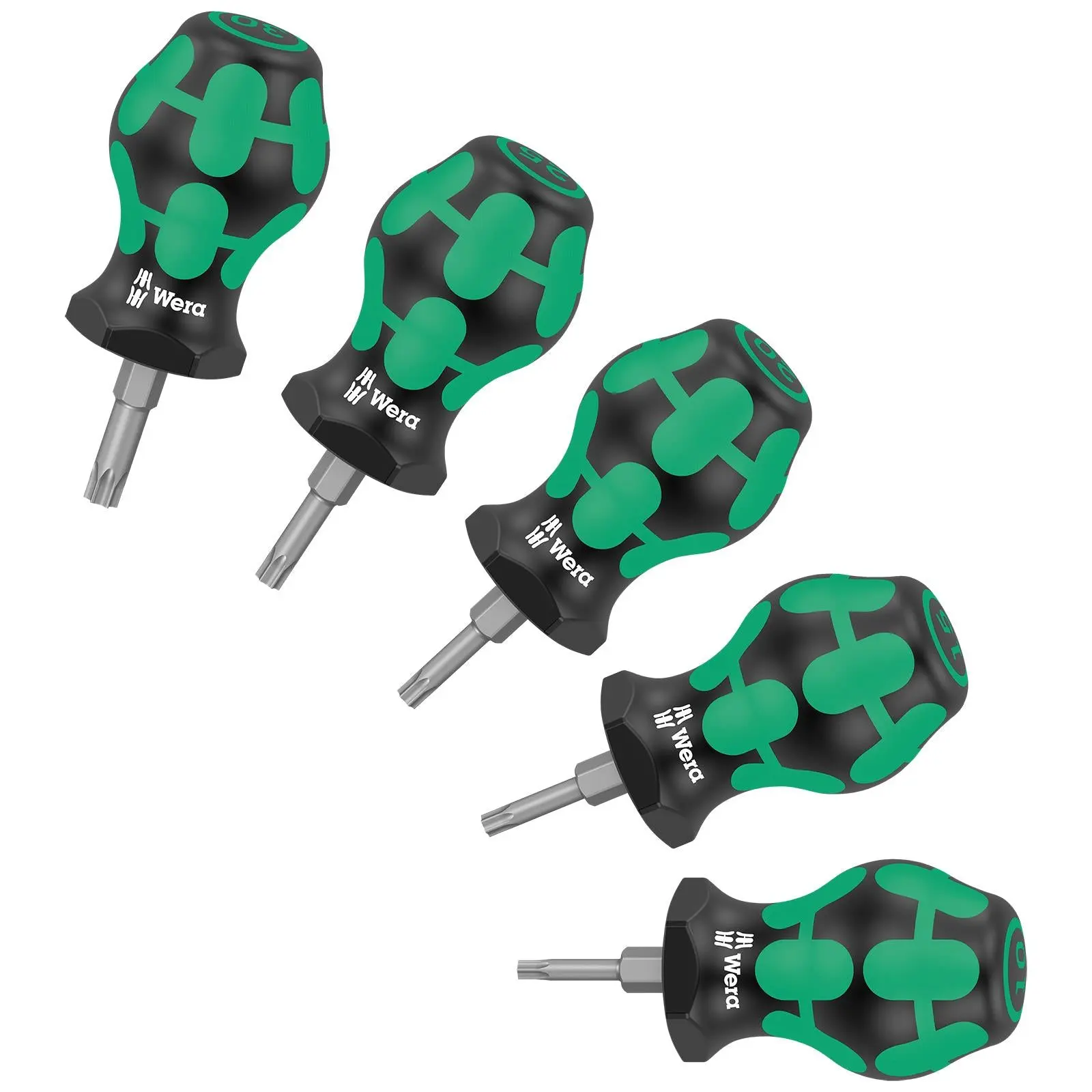 Wera Stubby Screwdriver Set Kraftform Handle TX 1 TORX 5 Piece T10-T30 - Image 2