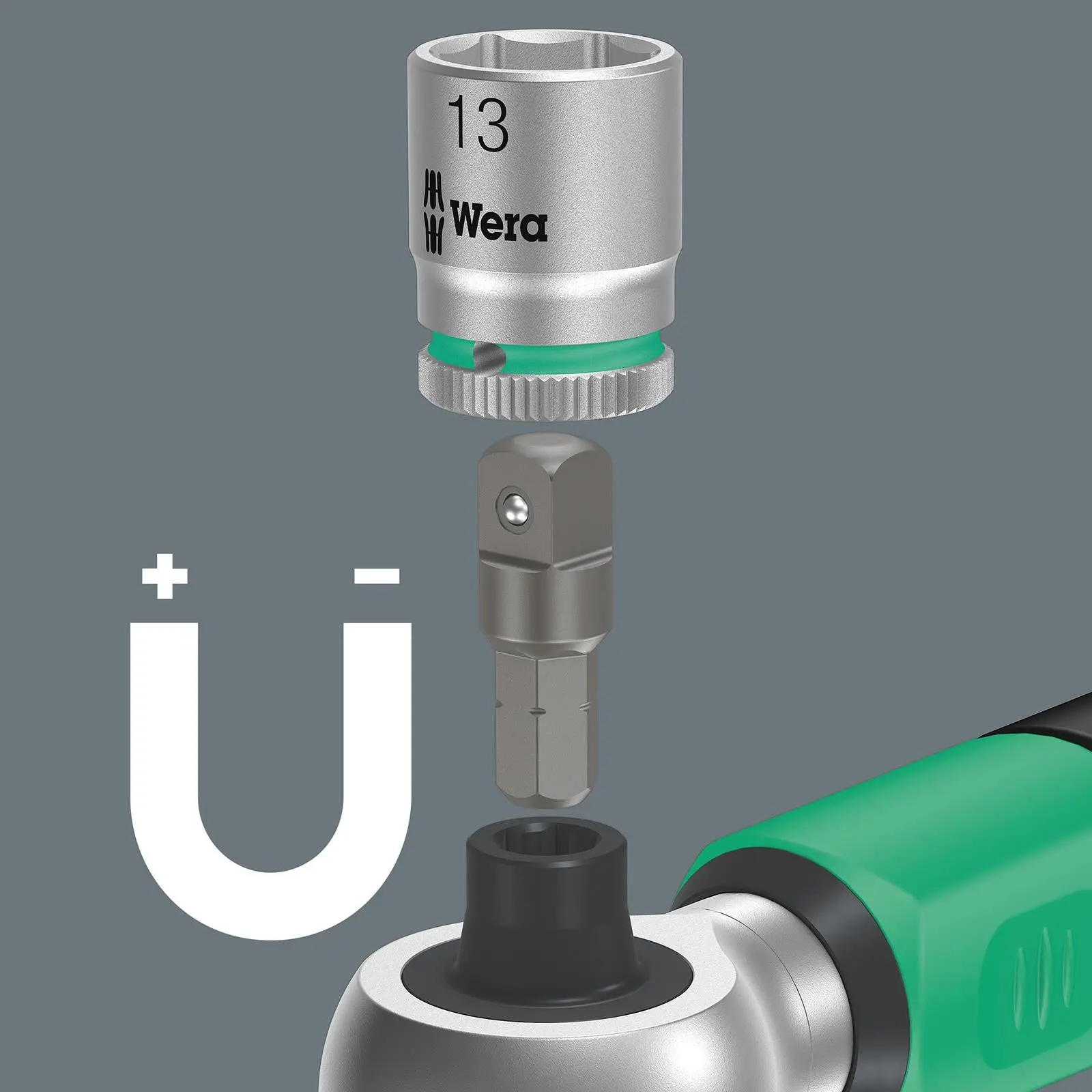 Wera Torque Wrench Safe-Torque A 2 1/4" Hex Drive 2-12 Nm Reversible - Image 8