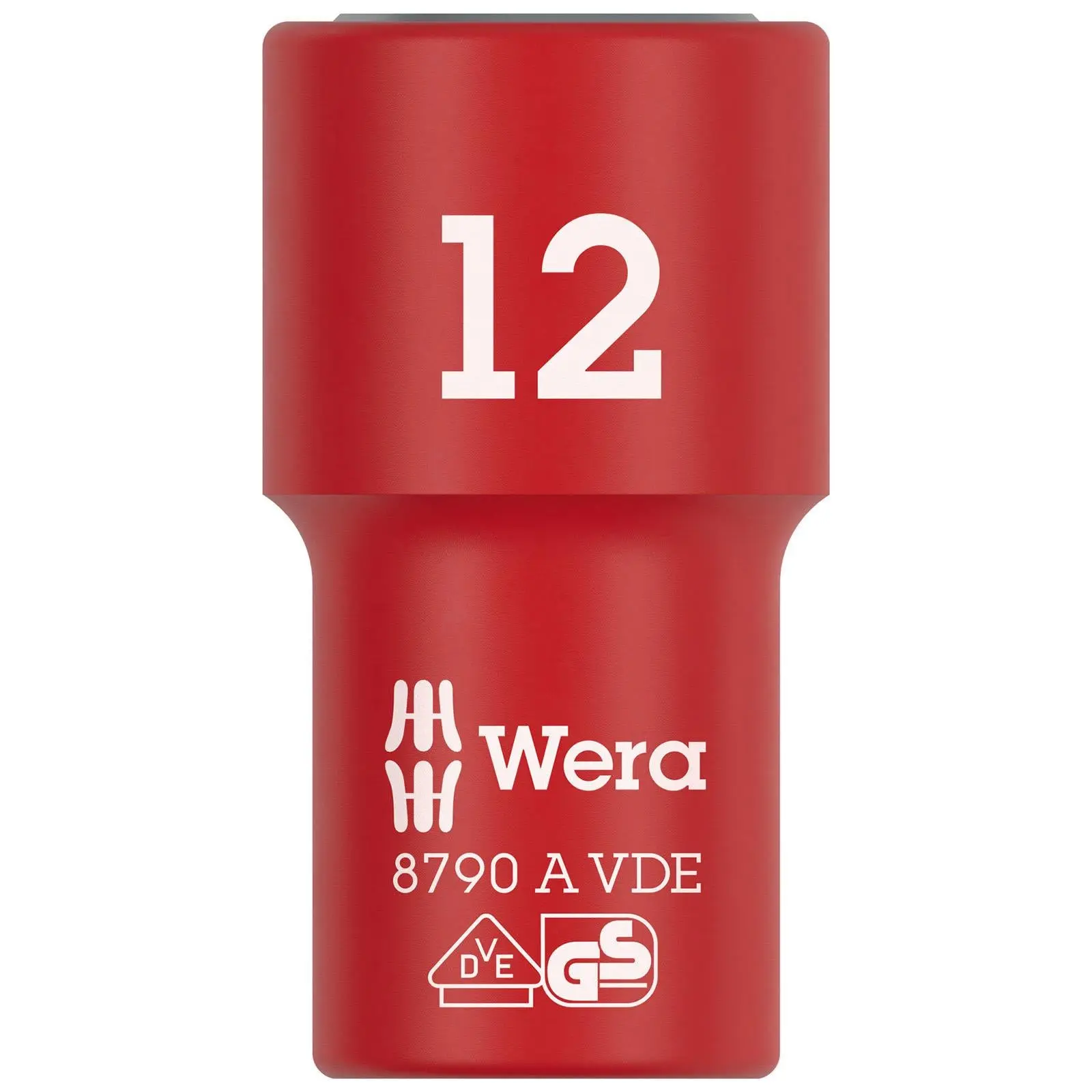 Wera VDE Zyklop Socket Insulated 1000V 1/4" Drive 8790 A VDE 4-14mm - Choose Size