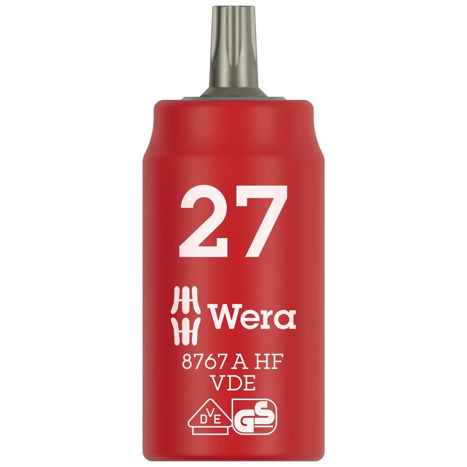 Wera VDE Zyklop Torx Bit Socket 1000V Holding Function 1/4" Drive 8767 A VDE HF TX10-TX40 - Choose Size - Image 3
