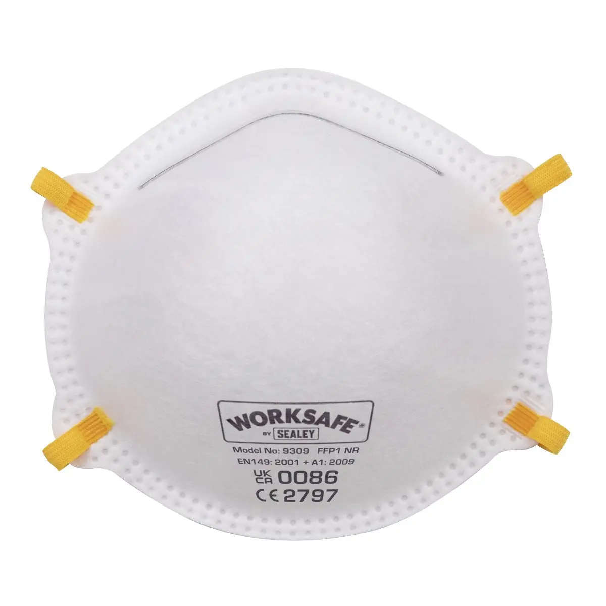 Worksafe by Sealey Cup Mask FFP1 - Pack of 10 - Image 2