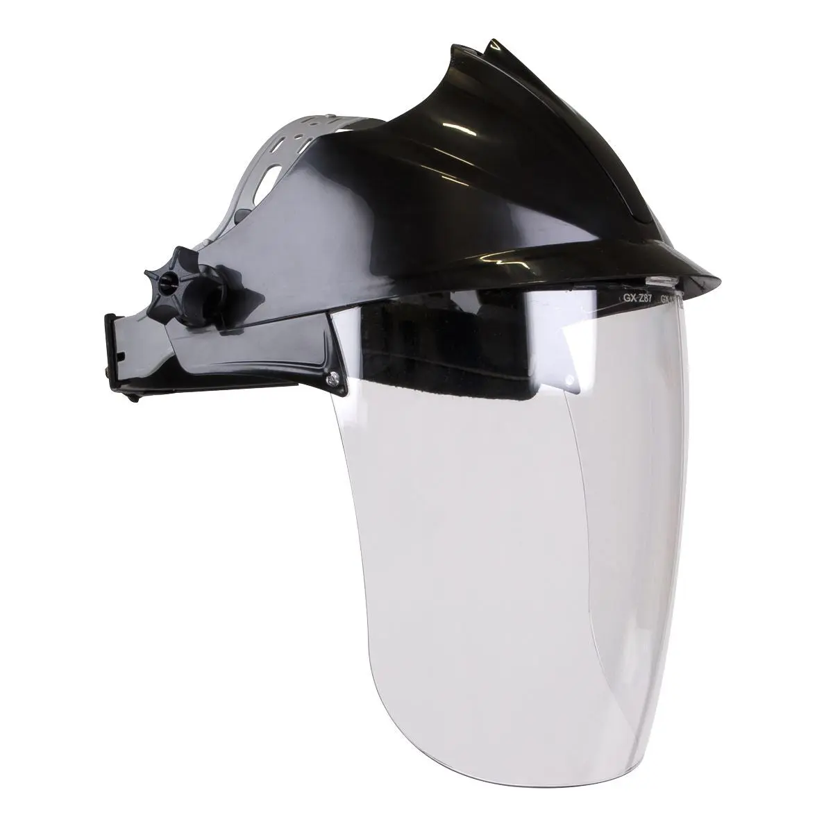 Worksafe by Sealey Deluxe Brow Guard with Aspherical Polycarbonate Full Face Shield - Image 2