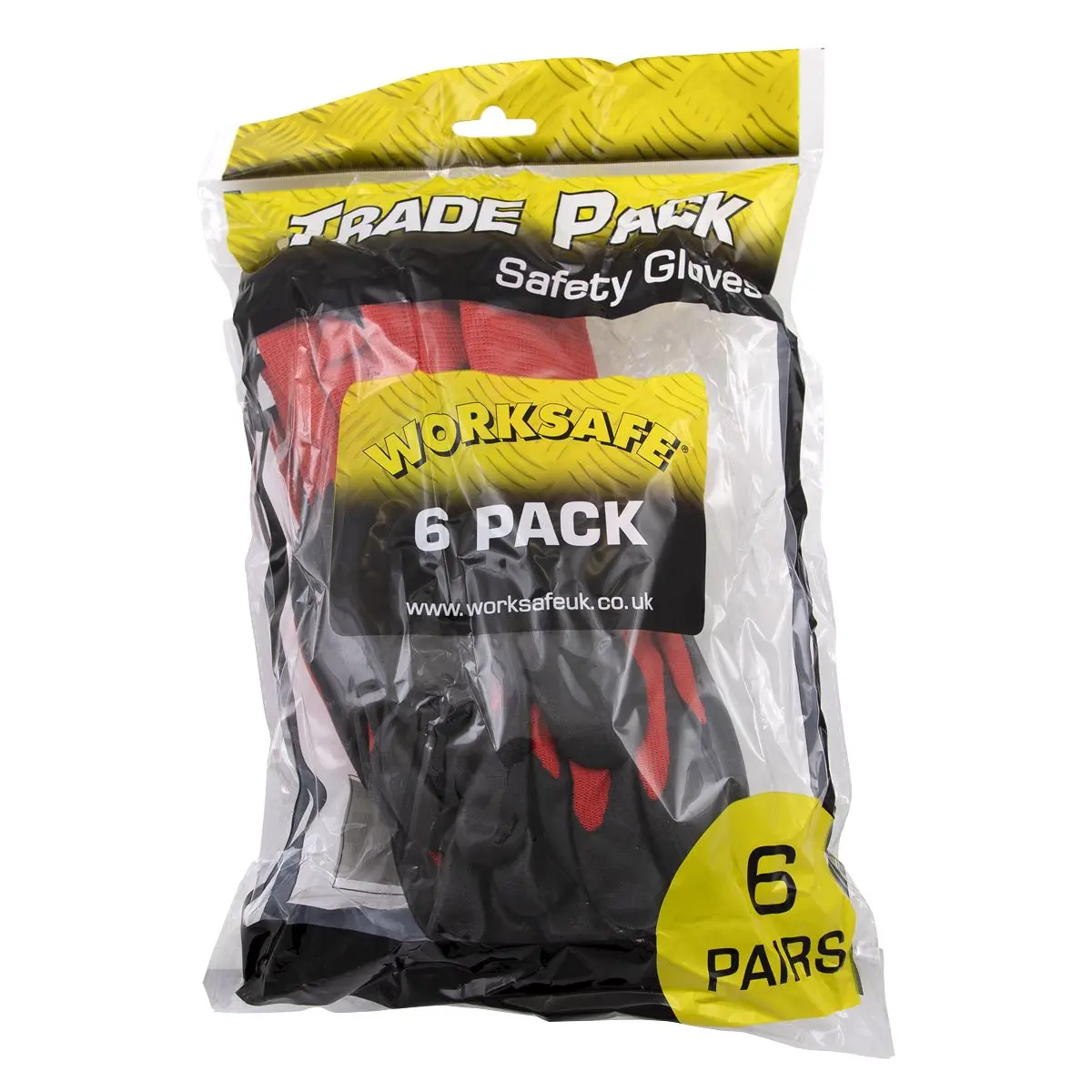 Worksafe by Sealey Flexi Grip Nitrile Palm Gloves (X-Large) - Pack of 6 Pairs - Image 2