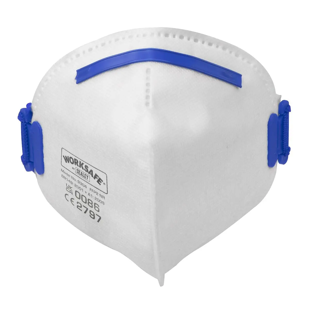 Worksafe by Sealey Fold Flat Mask FFP2 - Pack of 3 - Image 2