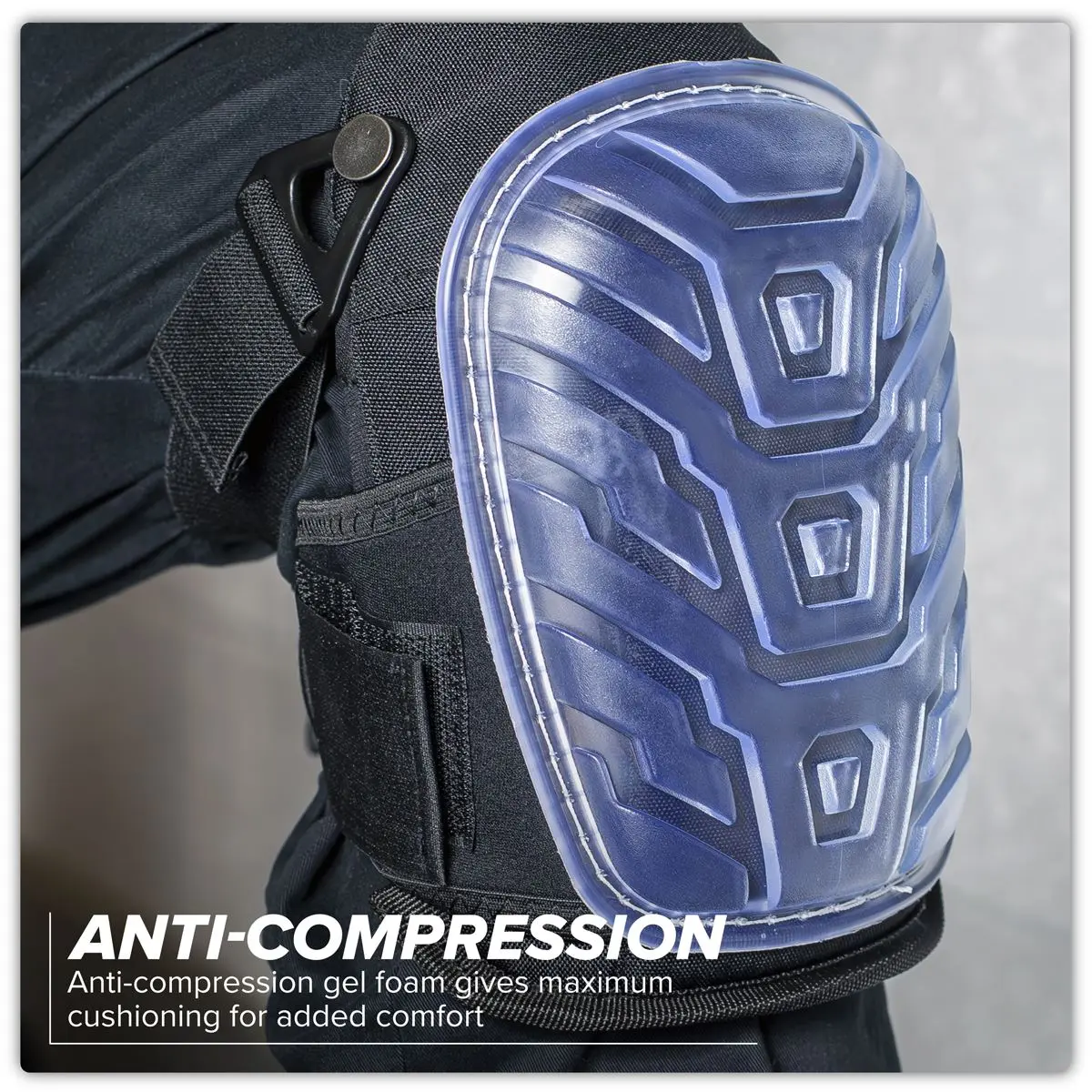 Worksafe by Sealey Hard Shell Gel Knee Pads - Pair - Image 2