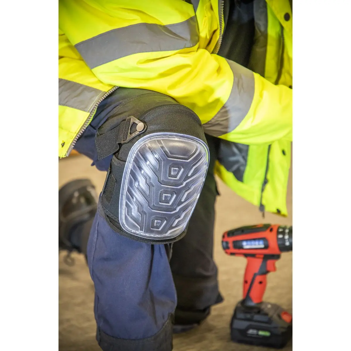Worksafe by Sealey Hard Shell Gel Knee Pads - Pair - Image 6