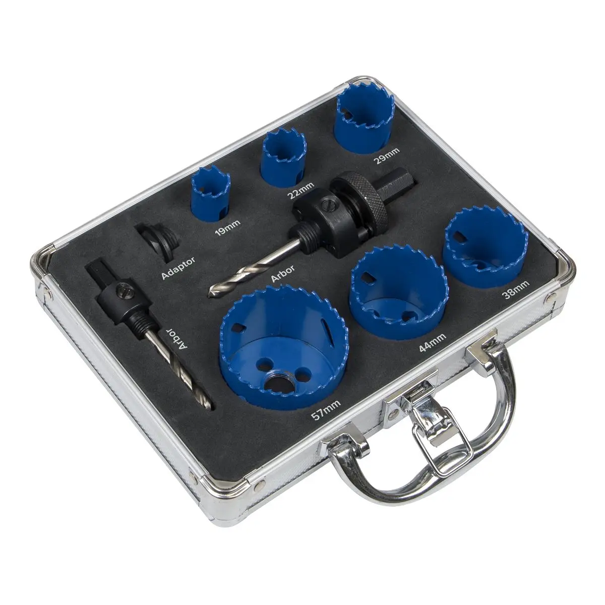 Sealey Hole Saw Kit 9pc - Plumbers - Image 3