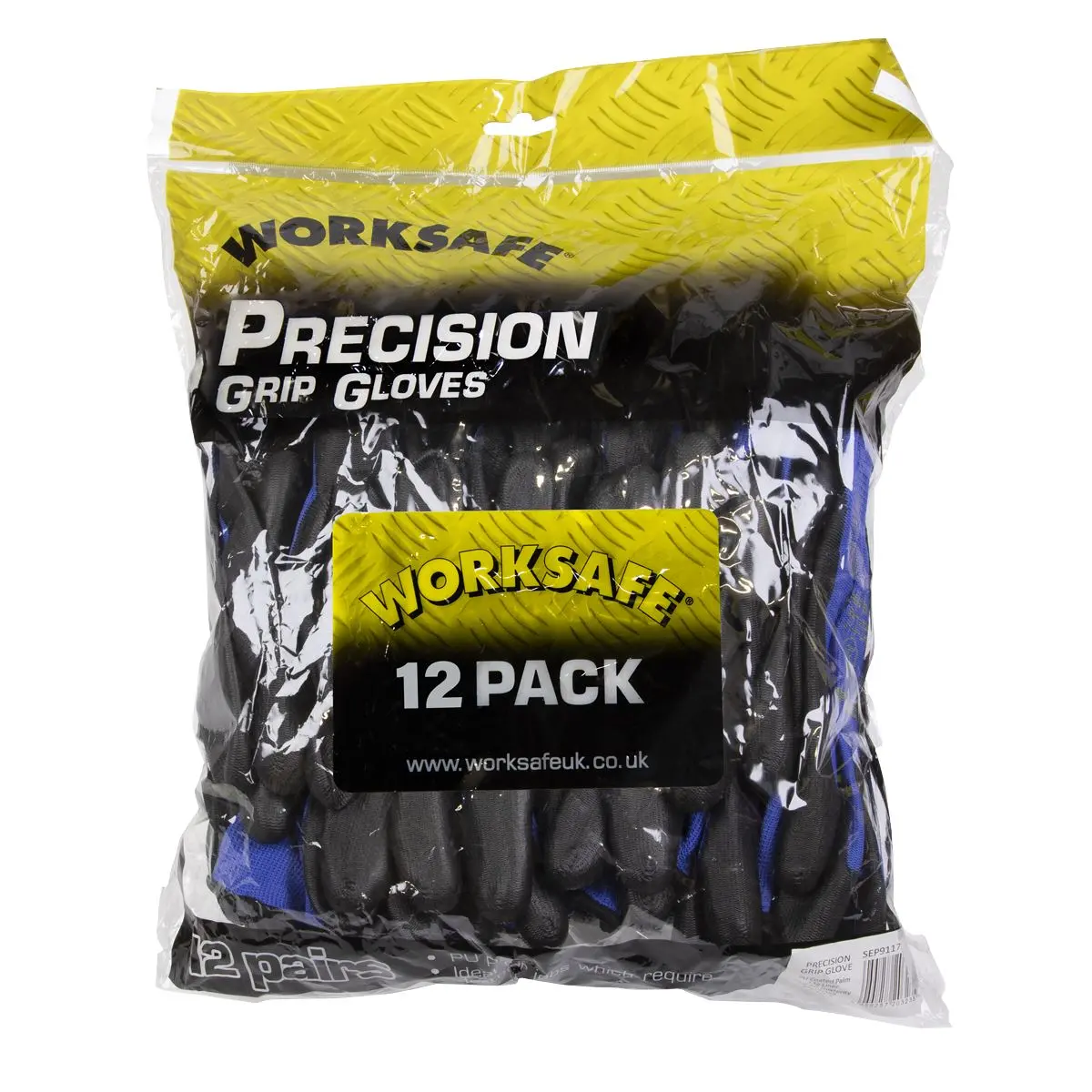 Worksafe by Sealey Lightweight Precision Grip Gloves (Large) - Pack of 12 Pairs - Image 2