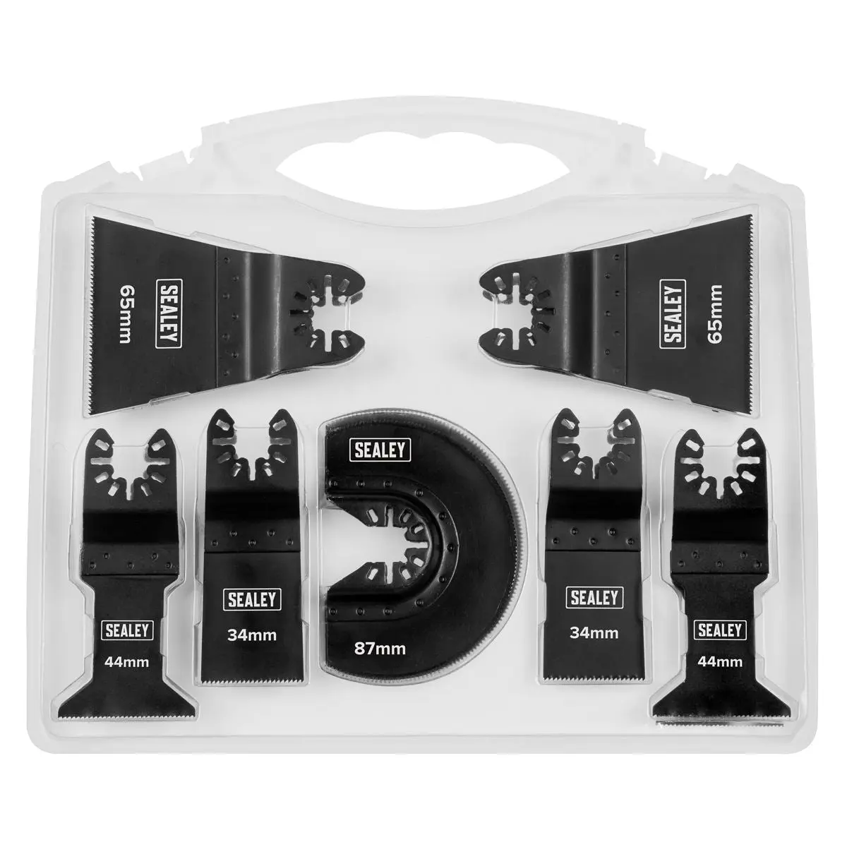 Sealey Multi-Tool Blade Set Metal & Wood 7pc - Image 6
