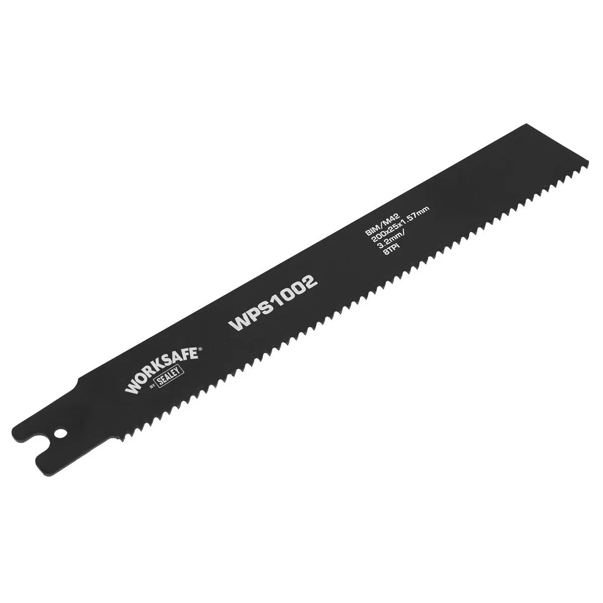 Worksafe by Sealey Pipe Saw Blade 200 x 25 x 1.7mm 8tpi - Pack of 5 - Image 3