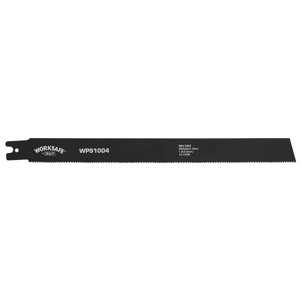 Worksafe by Sealey Pipe Saw Blade 300 x 25 x 1mm 10-14tpi - Pack of 5 - Image 2