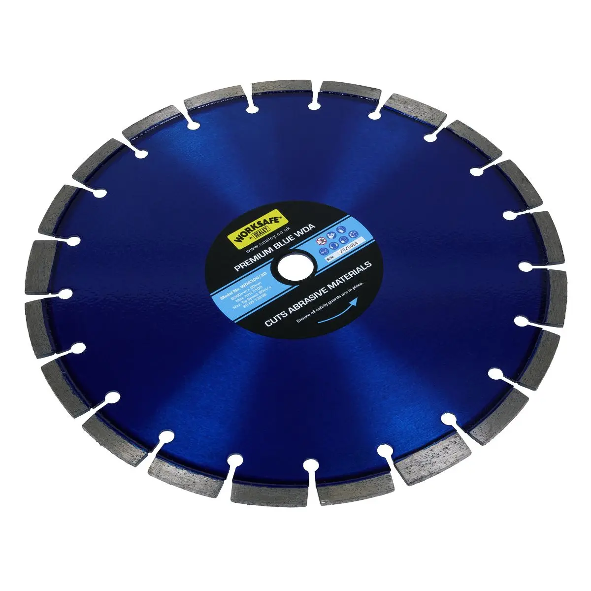 Worksafe by Sealey Premium Blue WDA Diamond Blade Ø300 x 20mm