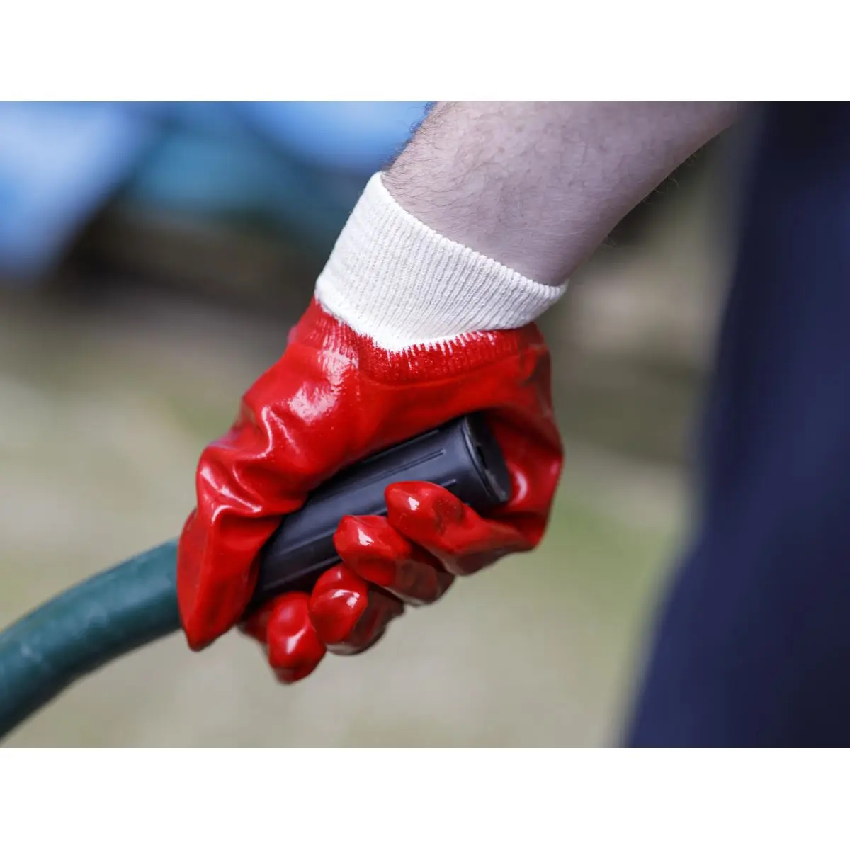 Worksafe by Sealey PVC Knit Wrist Gloves (X-Large) - Pack of 12 Pairs - Image 5