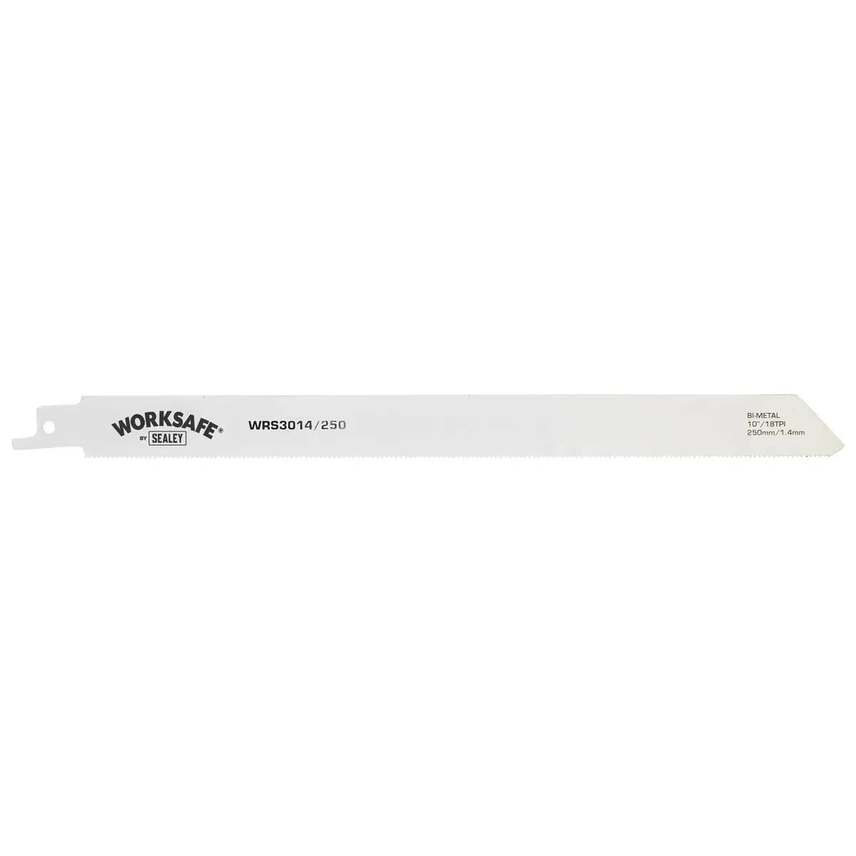 Worksafe by Sealey Reciprocating Saw Blade Metal 250mm 18tpi - Pack of 5 - Image 2