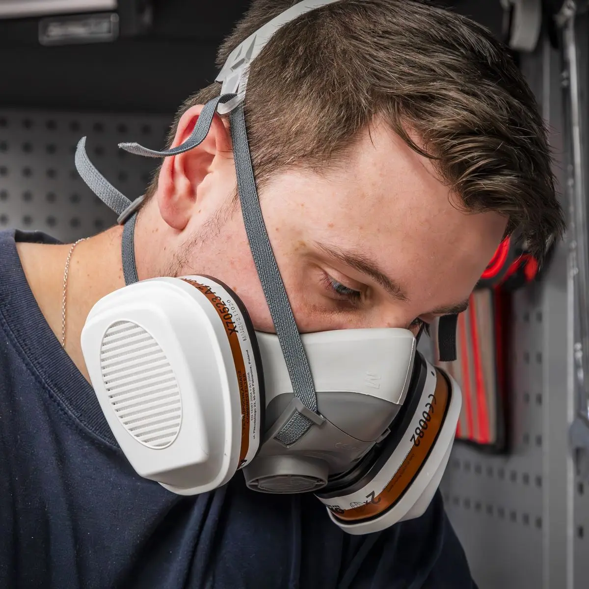 Worksafe by Sealey Reusable Half Mask without Filters - Image 13