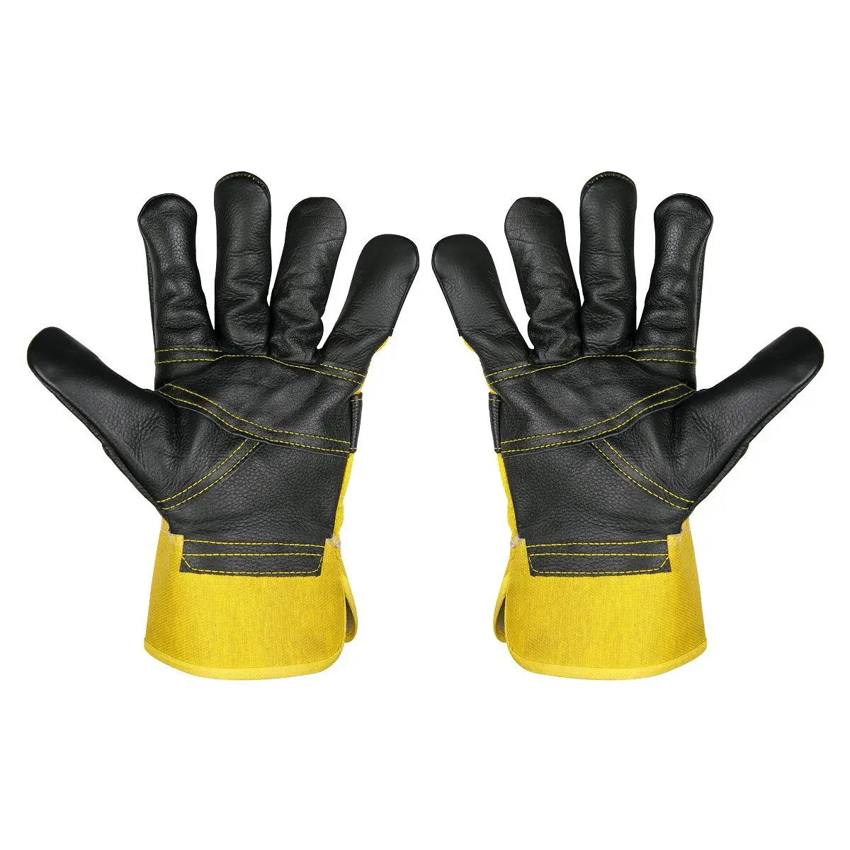 Worksafe by Sealey Rigger's Gloves with Hide Palm - Pair - Image 3