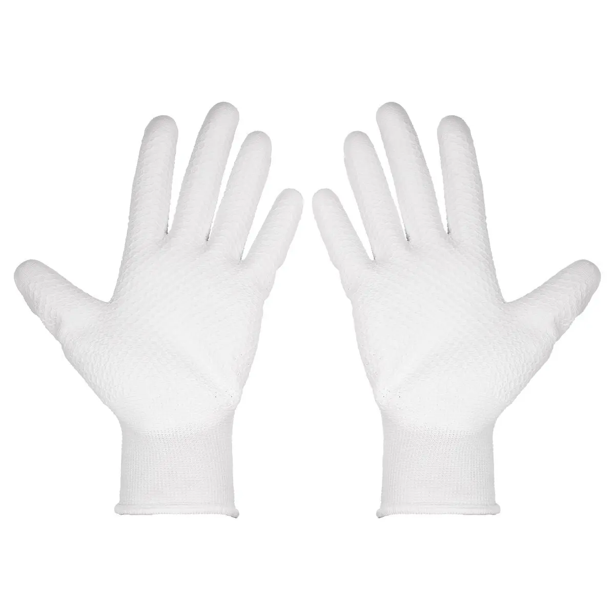 Worksafe by Sealey White Precision Grip Gloves - (Large) - Box of 120 Pairs - Image 2