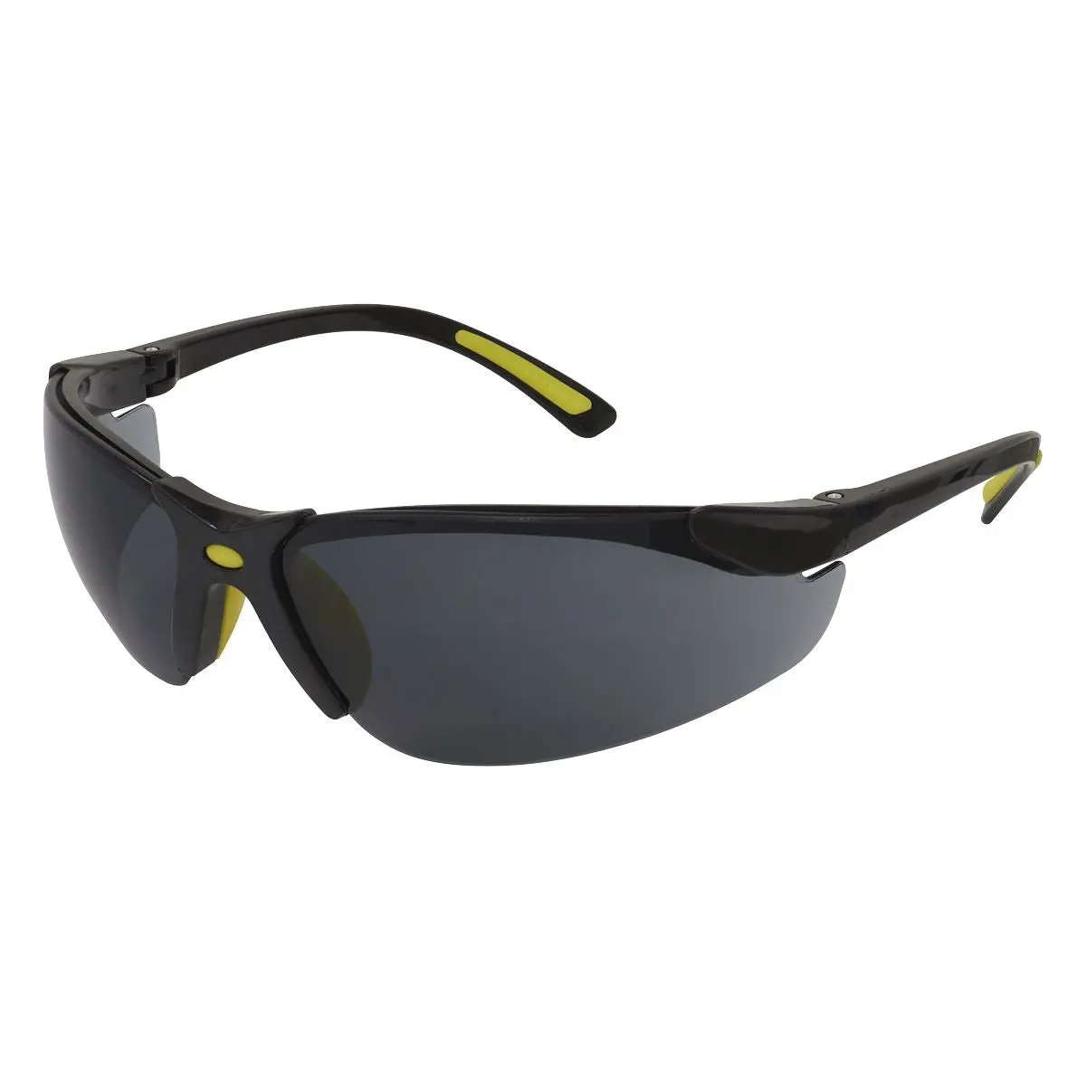 Worksafe by Sealey Zante Style Smoke Lens Safety Glasses with Flexi Arms - Image 2
